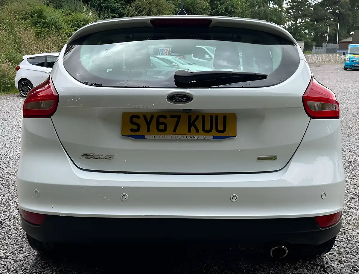 Used 2018 Ford Focus Titanium X Frozen White - Interior and Exterior details 4