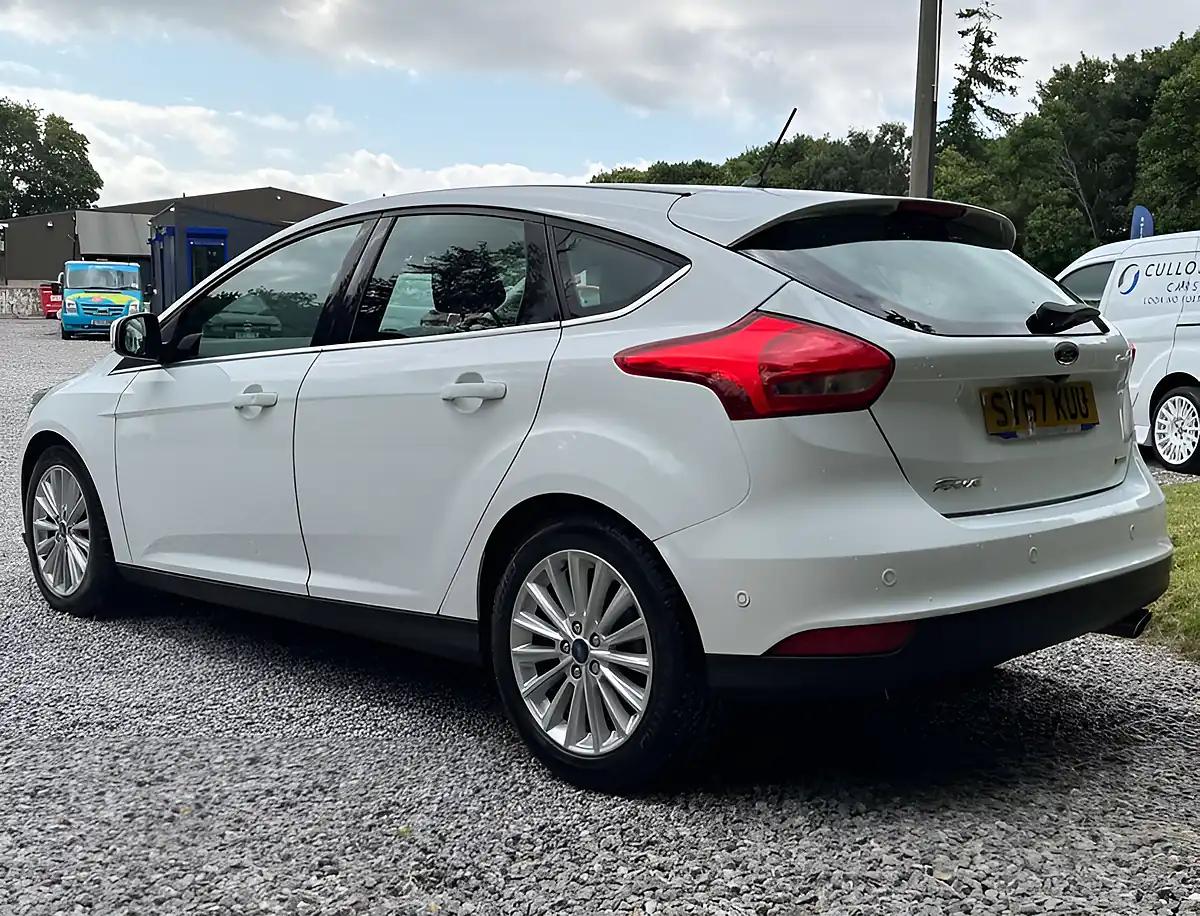 Used 2018 Ford Focus Titanium X Frozen White - Interior and Exterior details 5