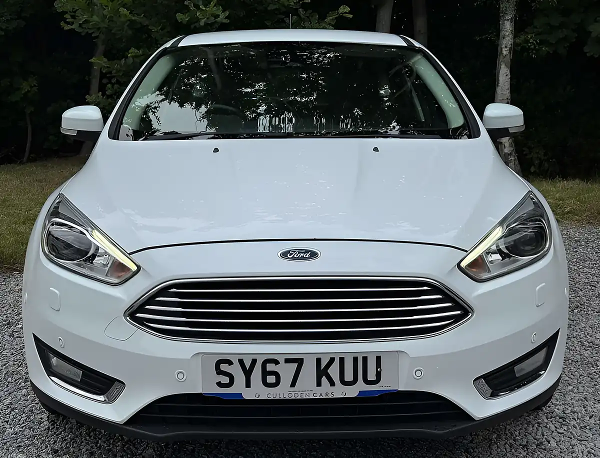 Used 2018 Ford Focus Titanium X Frozen White - Interior and Exterior details 8