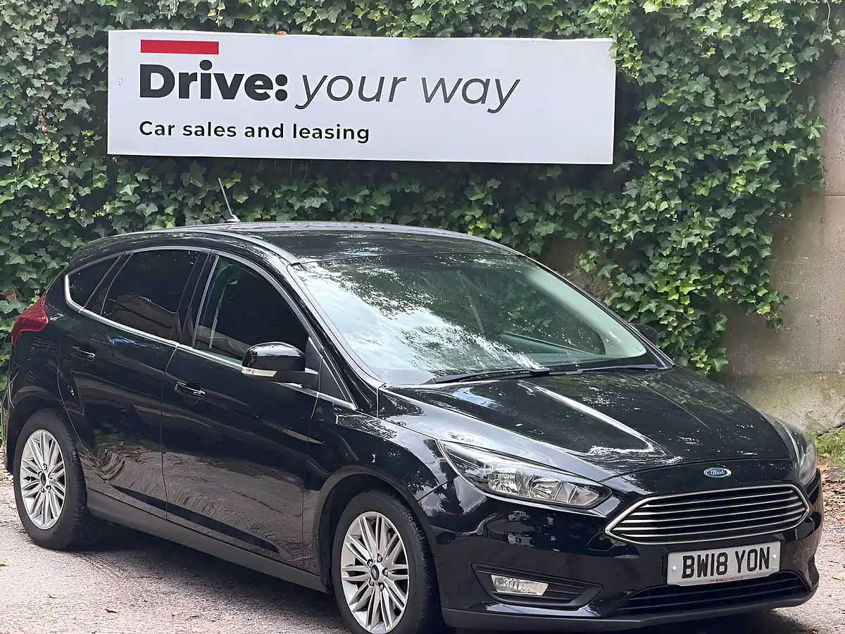 Used 2018 Ford Focus Zetec Edition Black - Front View