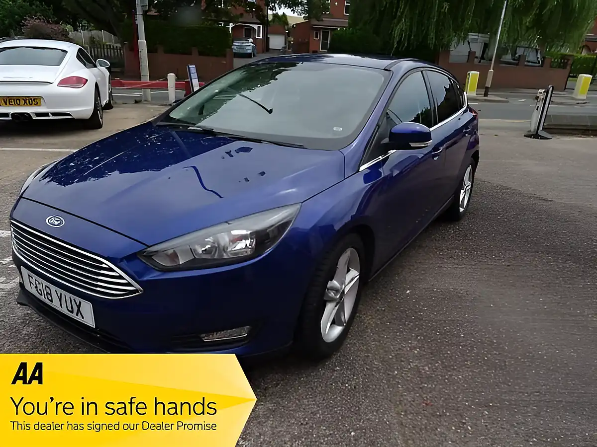 Used 2018 Ford Focus Zetec Edition Blue - Front View