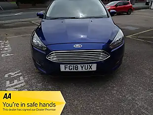 Used 2018 Ford Focus Zetec Edition Blue - Interior and Exterior details 2