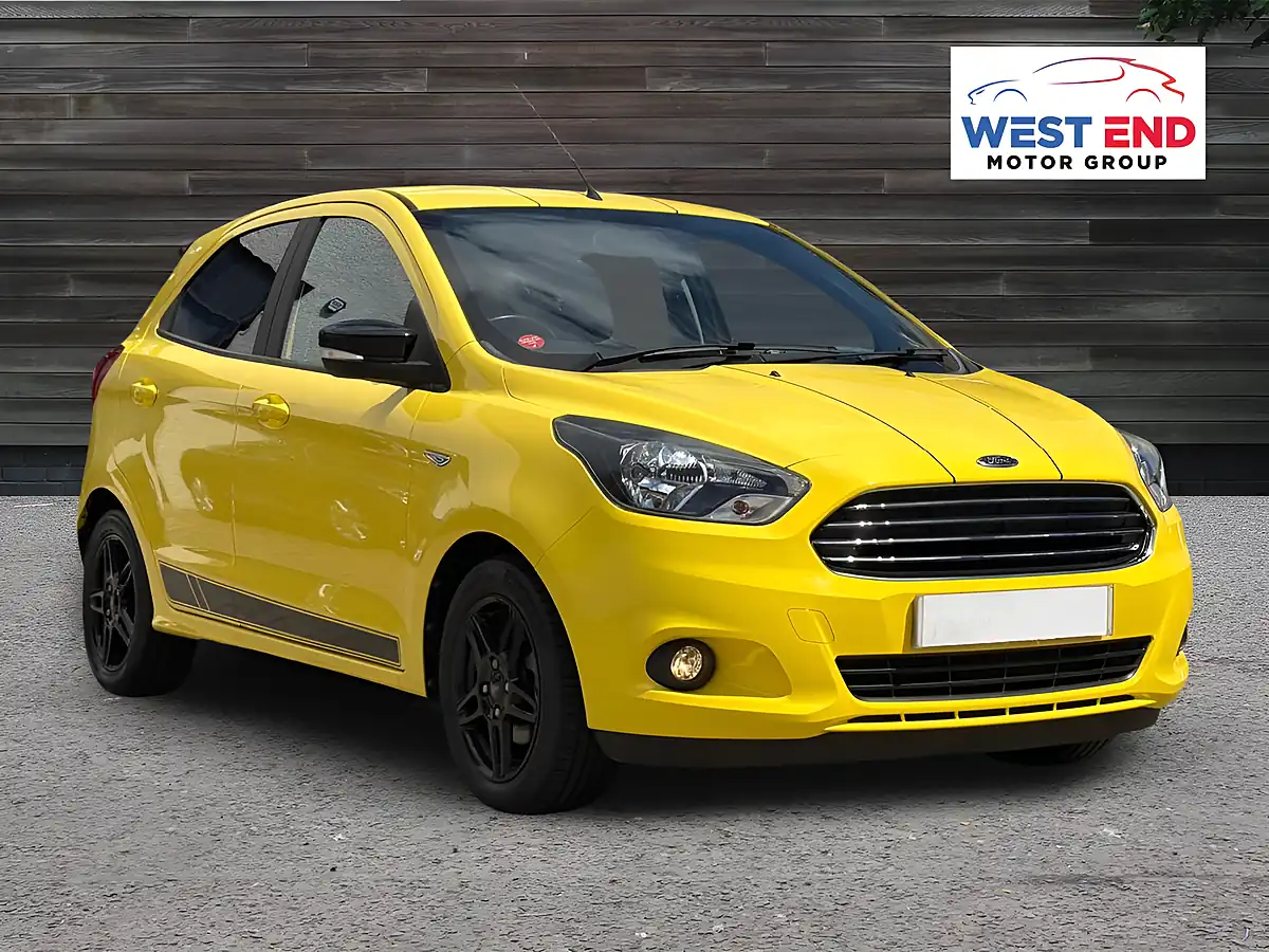 Used 2018 Ford Ka+ Zetec Yellow - Front View