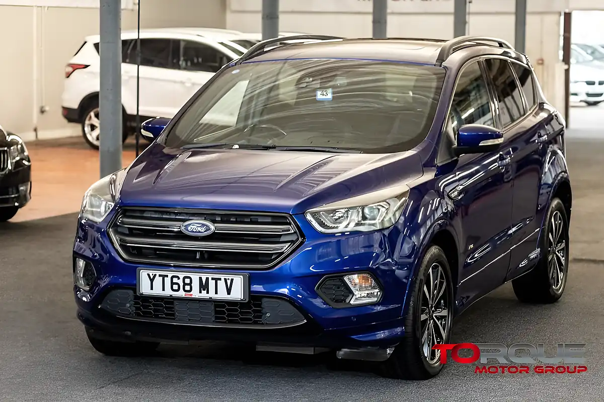 Used 2018 Ford Kuga ST-Line Blue - Front View