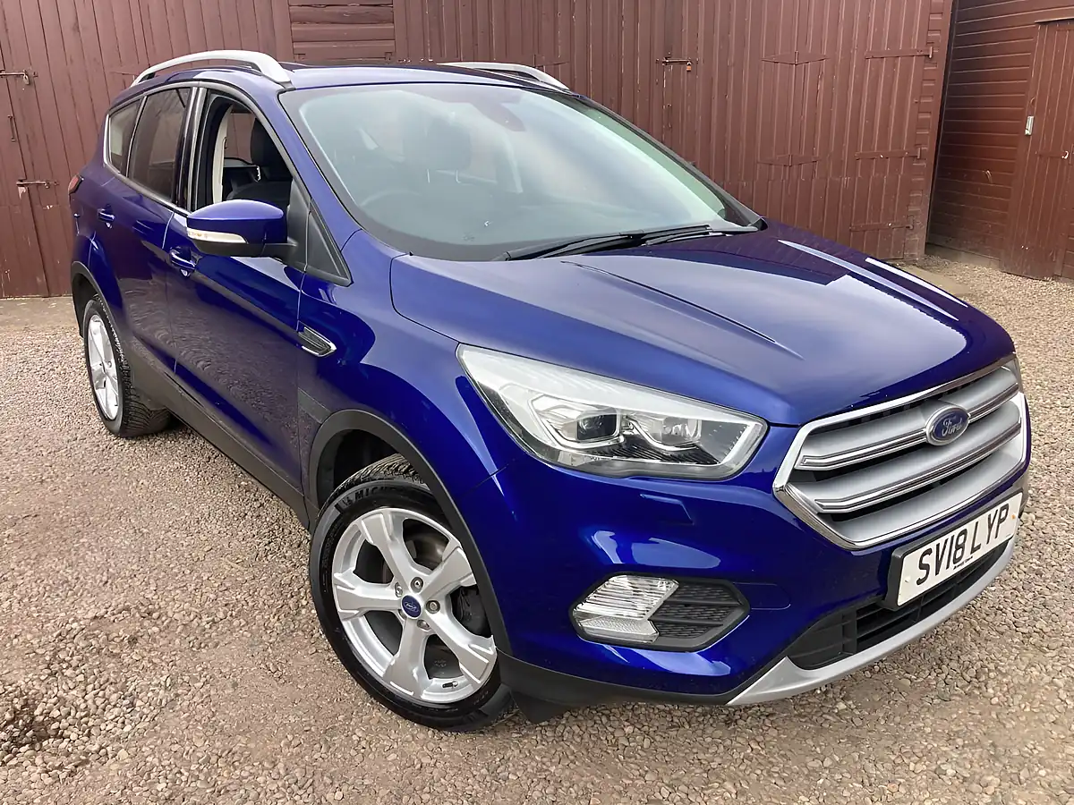 Used 2018 Ford Kuga ST-Line X Blue - Front View