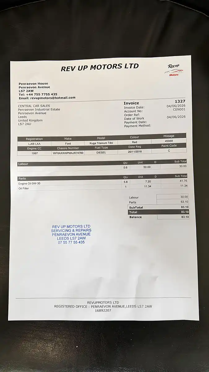 Used 2018 Ford Kuga Titanium Red - Interior and Exterior details 20