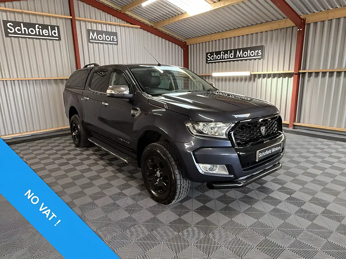 Used 2018 Ford Ranger Limited 1 Grey - Front View