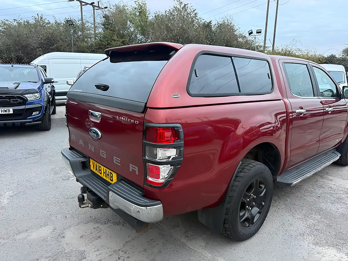 Used 2018 Ford Ranger Limited 1 Red - Interior and Exterior details 11