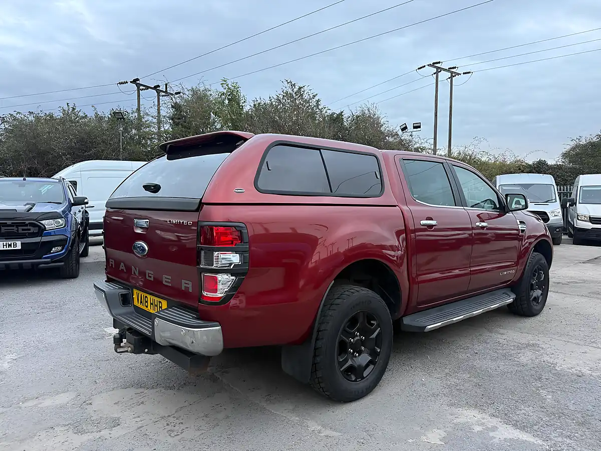 Used 2018 Ford Ranger Limited 1 Red - Interior and Exterior details 3