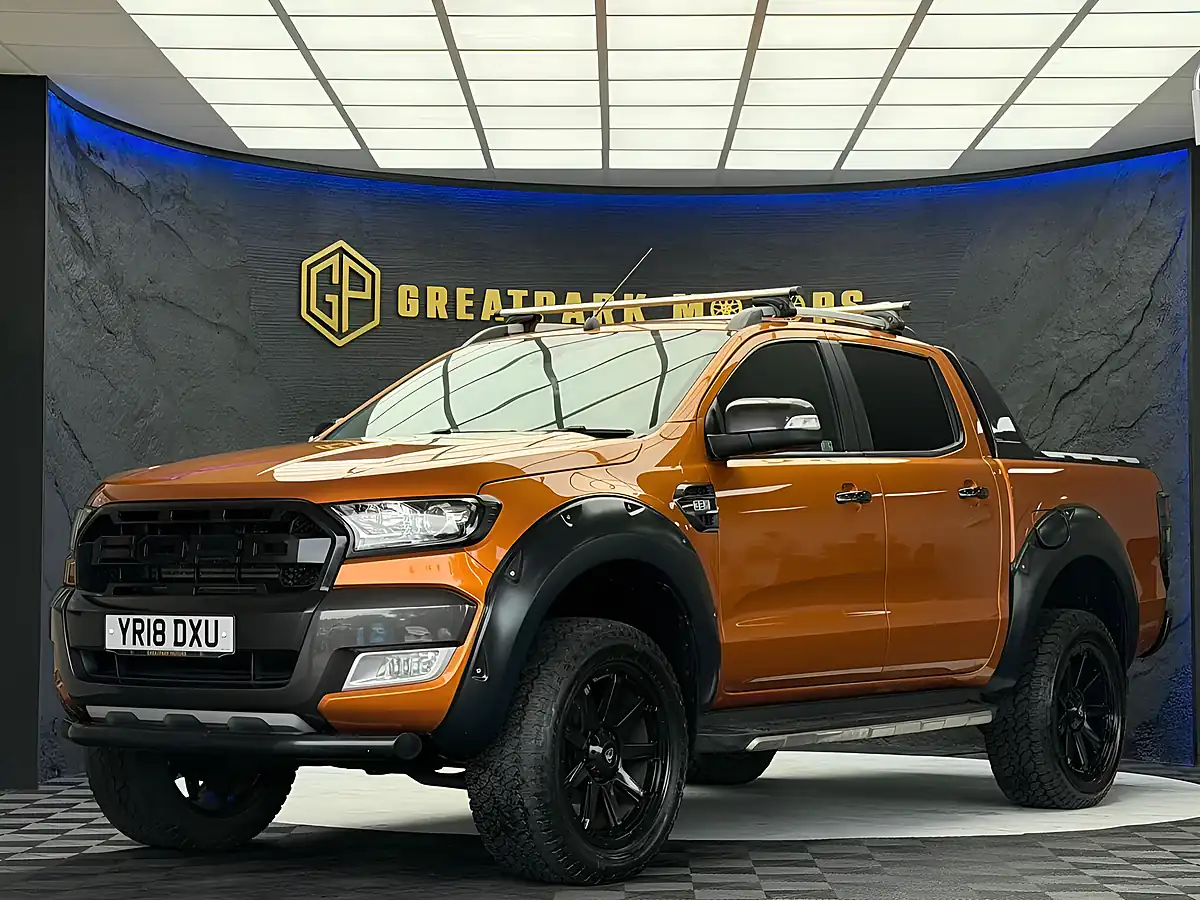 Used 2018 Ford Ranger Wildtrak Orange - Front View