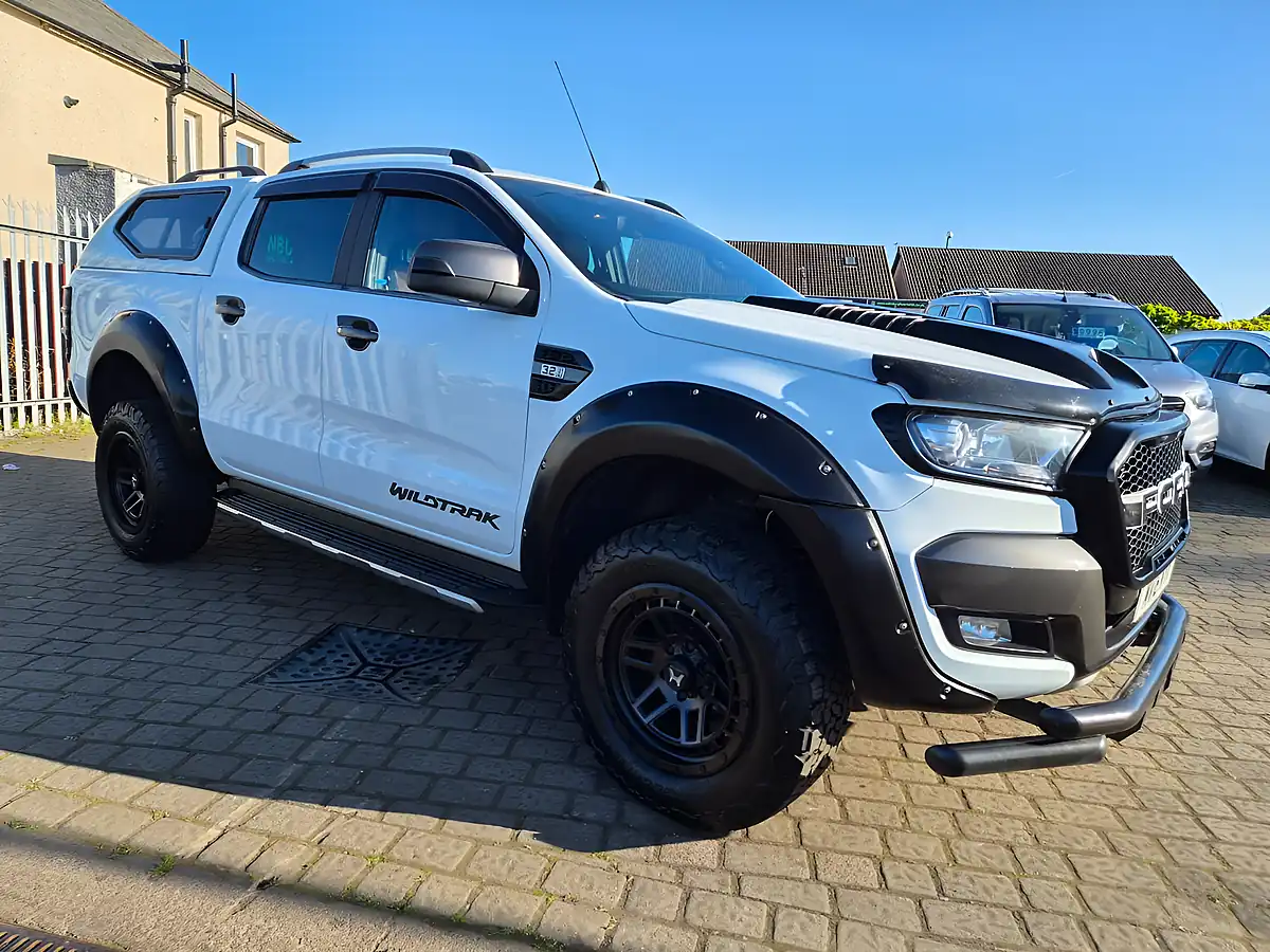 Used 2018 Ford Ranger Wildtrak White - Front View