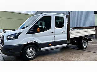 Used 2018 Ford Transit 350 Double Cab Double Tipper L3 White - Interior and Exterior details 10