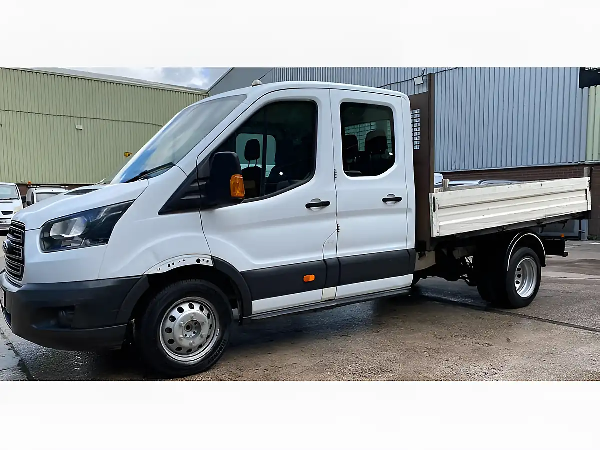 Used 2018 Ford Transit 350 Double Cab Double Tipper L3 White - Interior and Exterior details 10