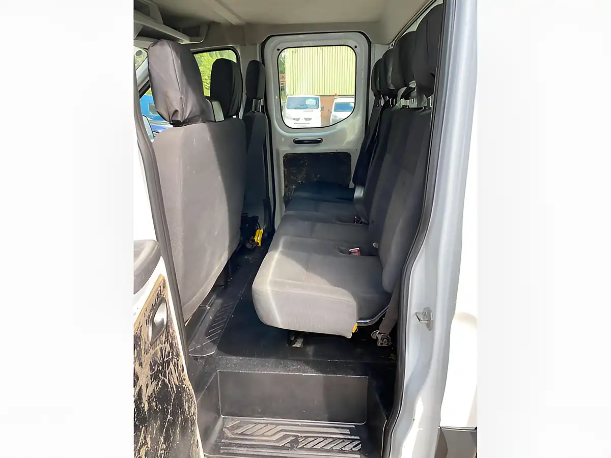 Used 2018 Ford Transit 350 Double Cab Double Tipper L3 White - Interior and Exterior details 18