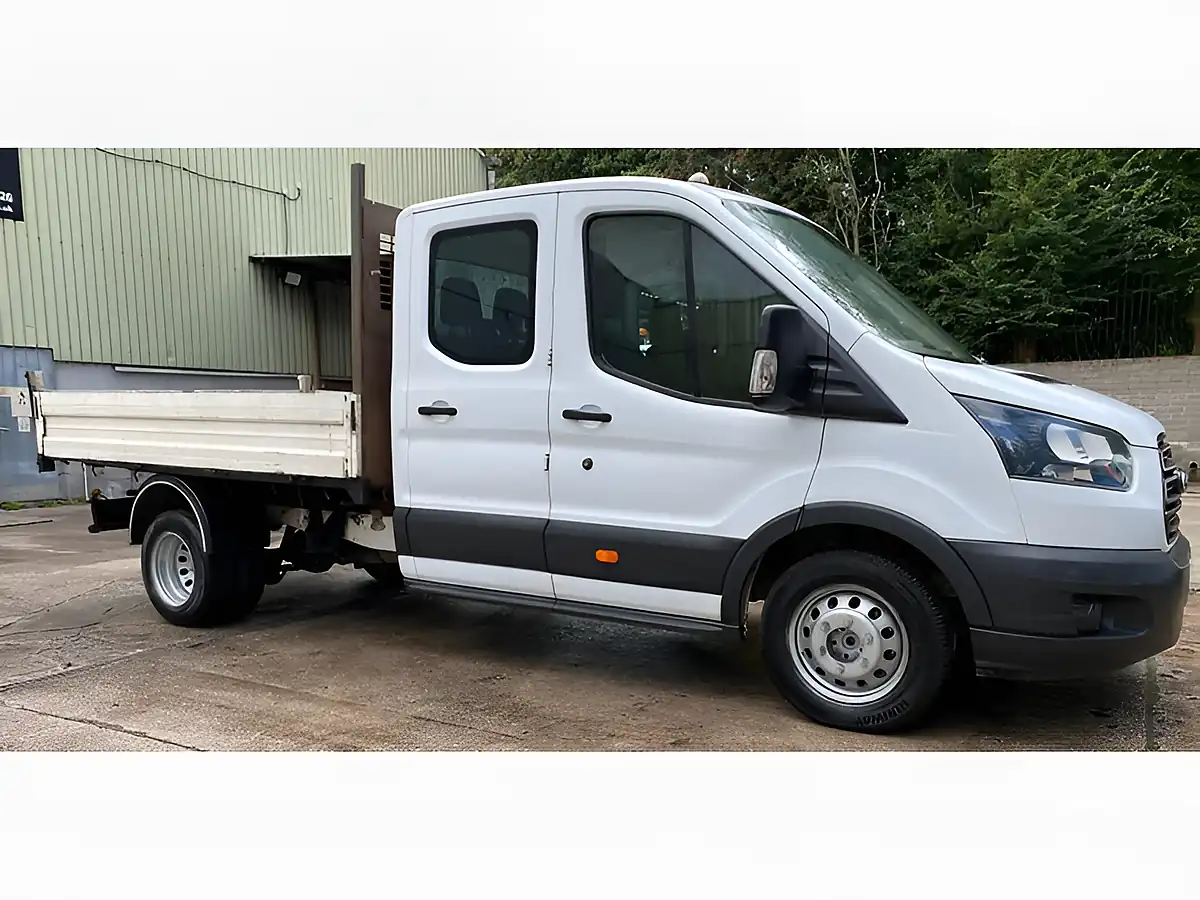 Used 2018 Ford Transit 350 Double Cab Double Tipper L3 White - Interior and Exterior details 3