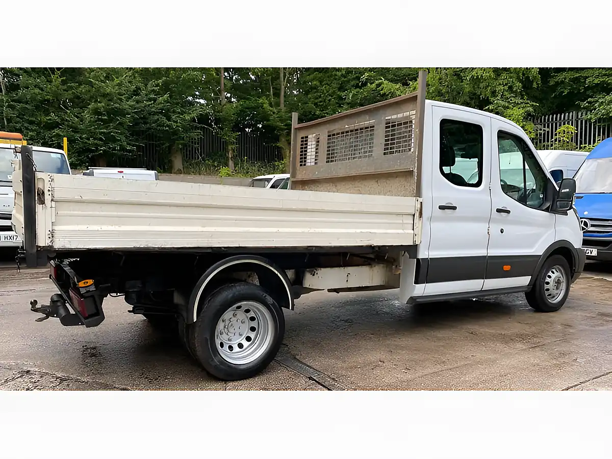 Used 2018 Ford Transit 350 Double Cab Double Tipper L3 White - Interior and Exterior details 5