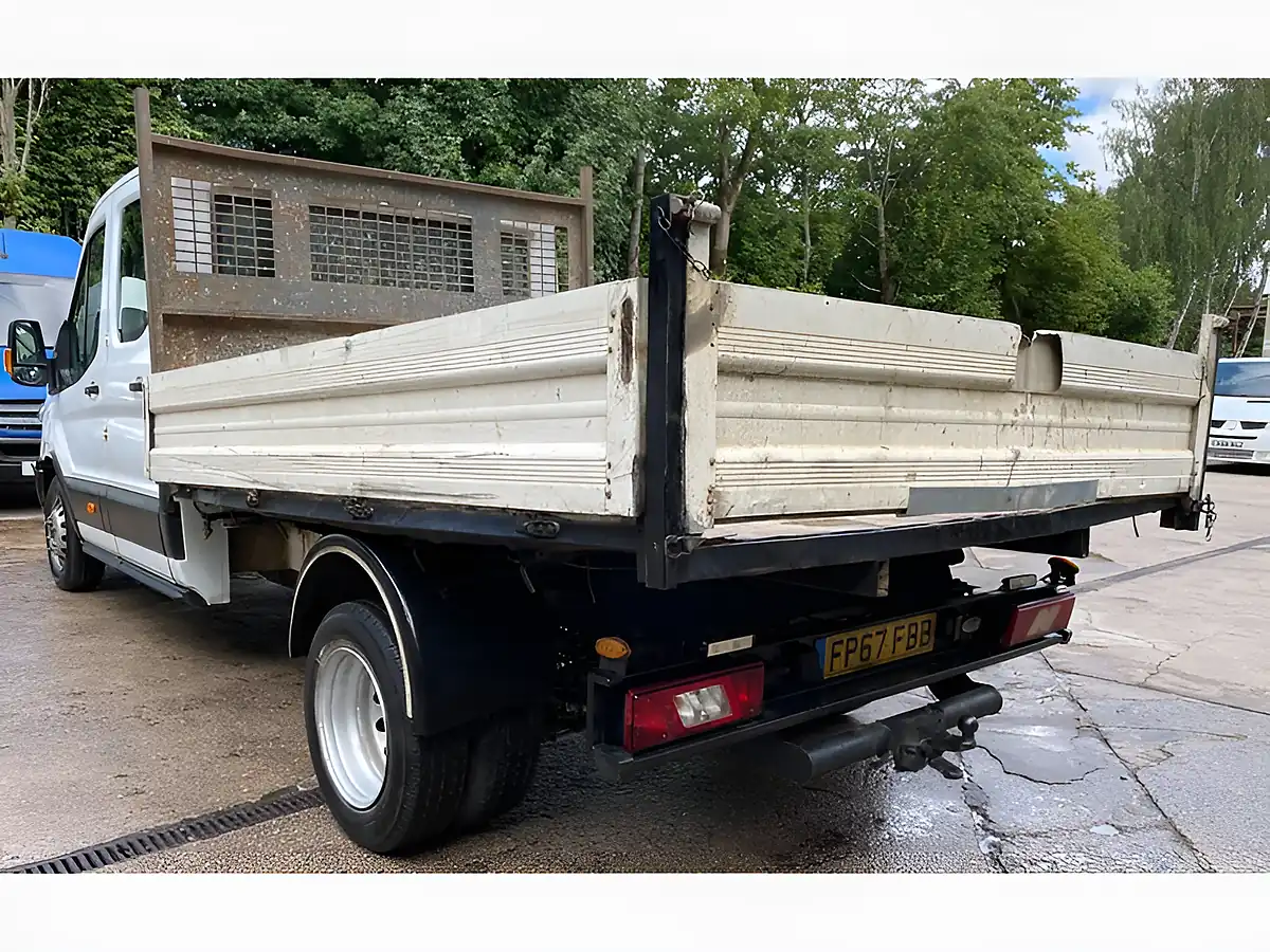 Used 2018 Ford Transit 350 Double Cab Double Tipper L3 White - Interior and Exterior details 8