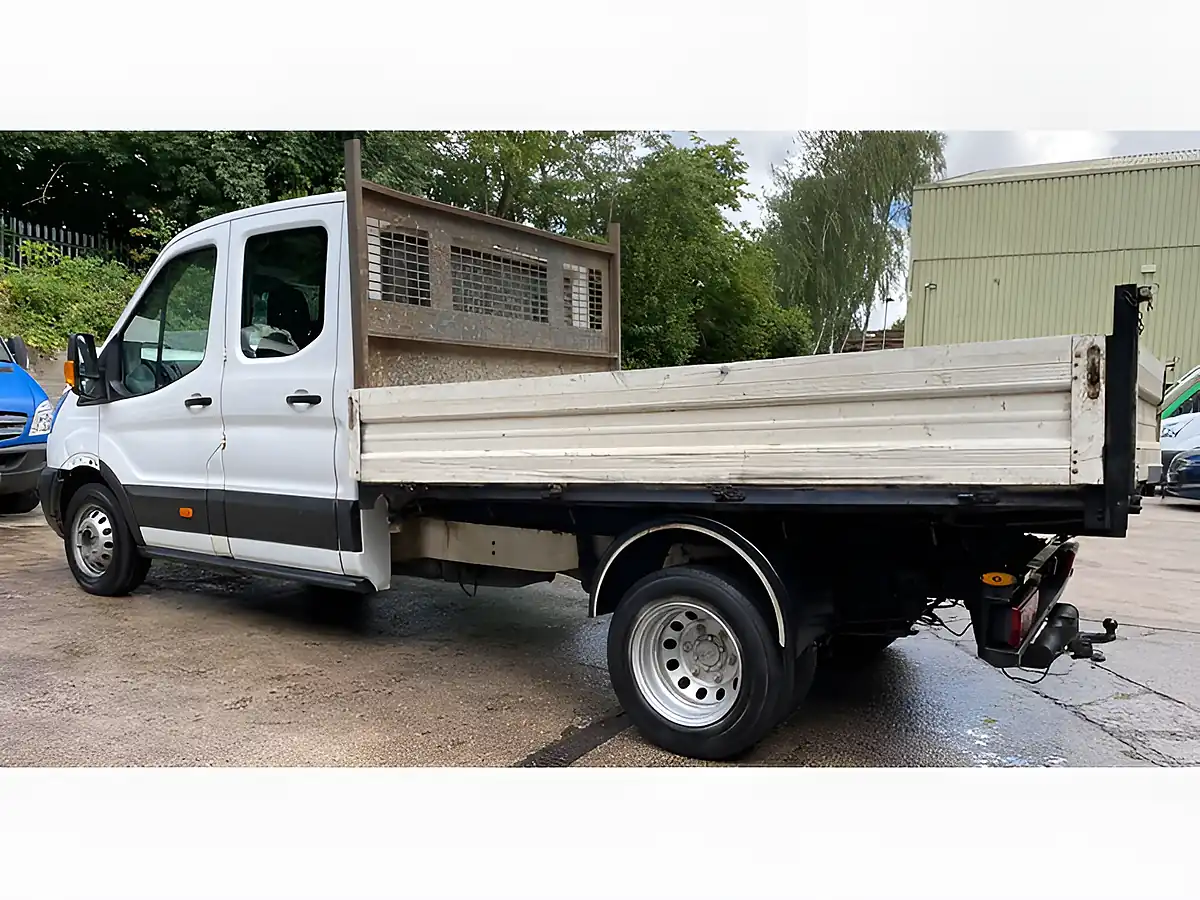 Used 2018 Ford Transit 350 Double Cab Double Tipper L3 White - Interior and Exterior details 9