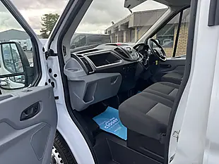 Used 2018 Ford Transit 350 L2 H2 FWD White - Interior and Exterior details 10