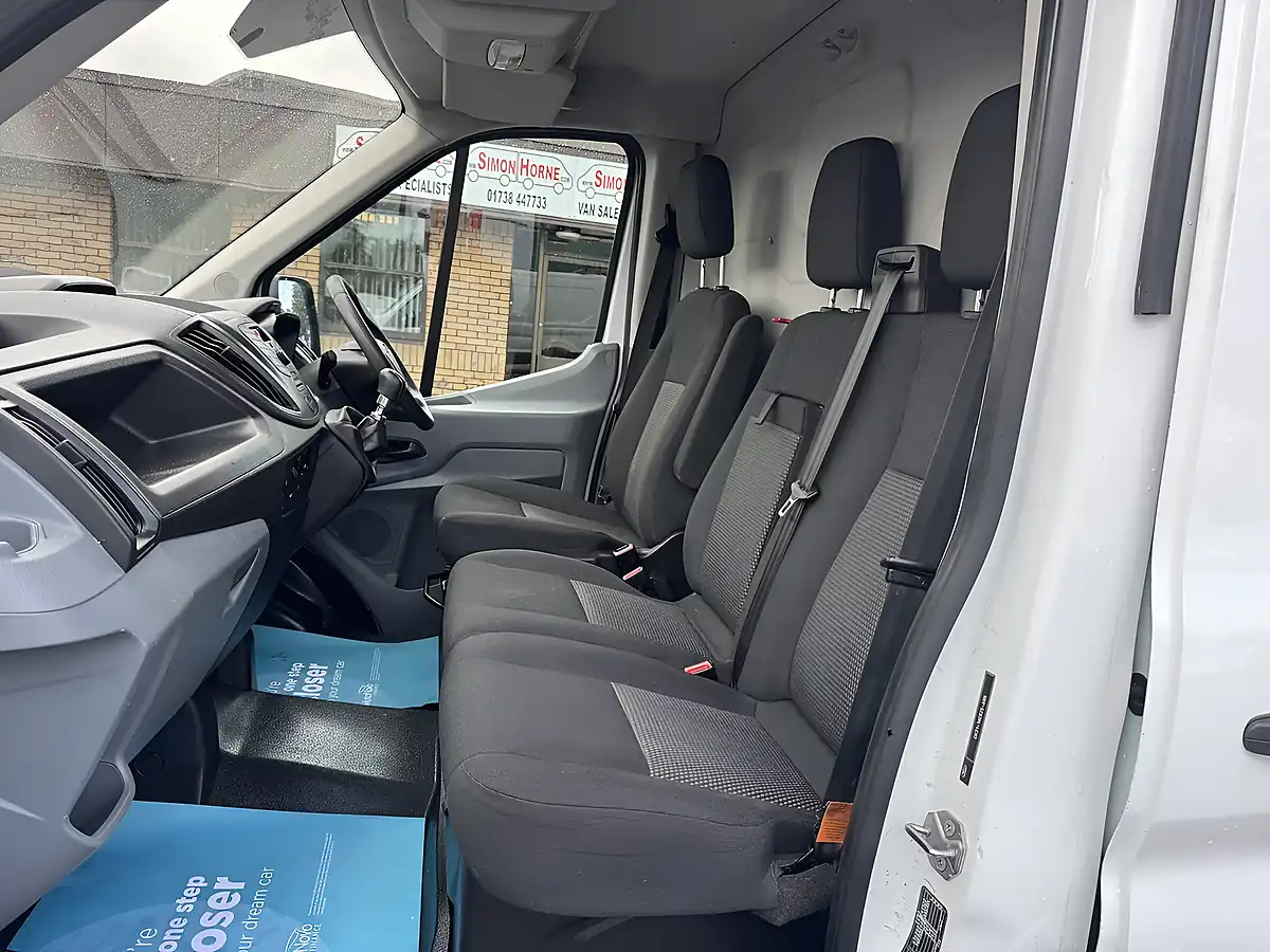 Used 2018 Ford Transit 350 L2 H2 FWD White - Interior and Exterior details 11