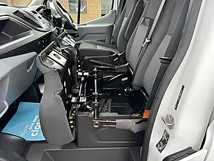 Used 2018 Ford Transit 350 L2 H2 FWD White - Interior and Exterior details 12