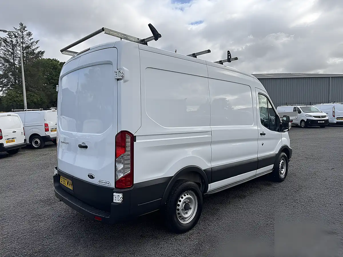 Used 2018 Ford Transit 350 L2 H2 FWD White - Interior and Exterior details 5