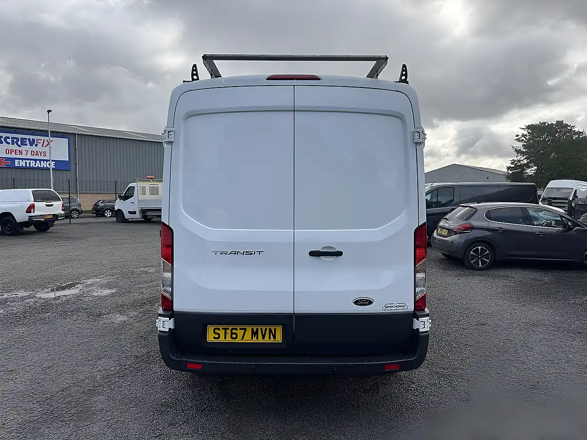 Used 2018 Ford Transit 350 L2 H2 FWD White - Interior and Exterior details 6