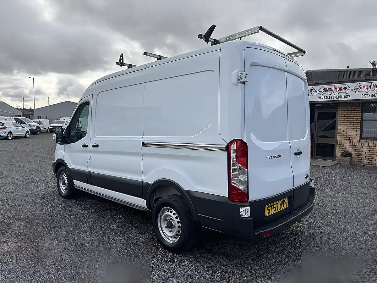 Used 2018 Ford Transit 350 L2 H2 FWD White - Interior and Exterior details 7