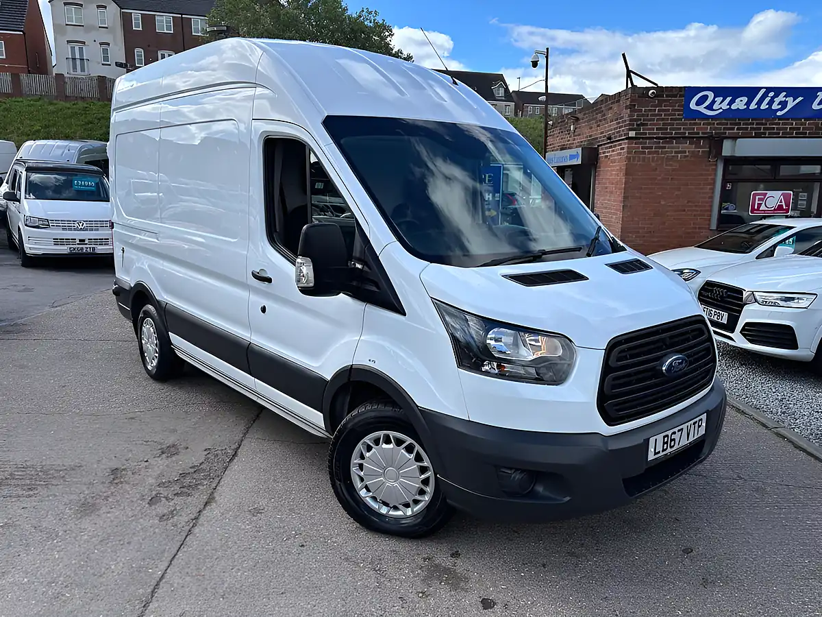 Used 2018 Ford Transit 350 L2 H3 White - Interior and Exterior details 4