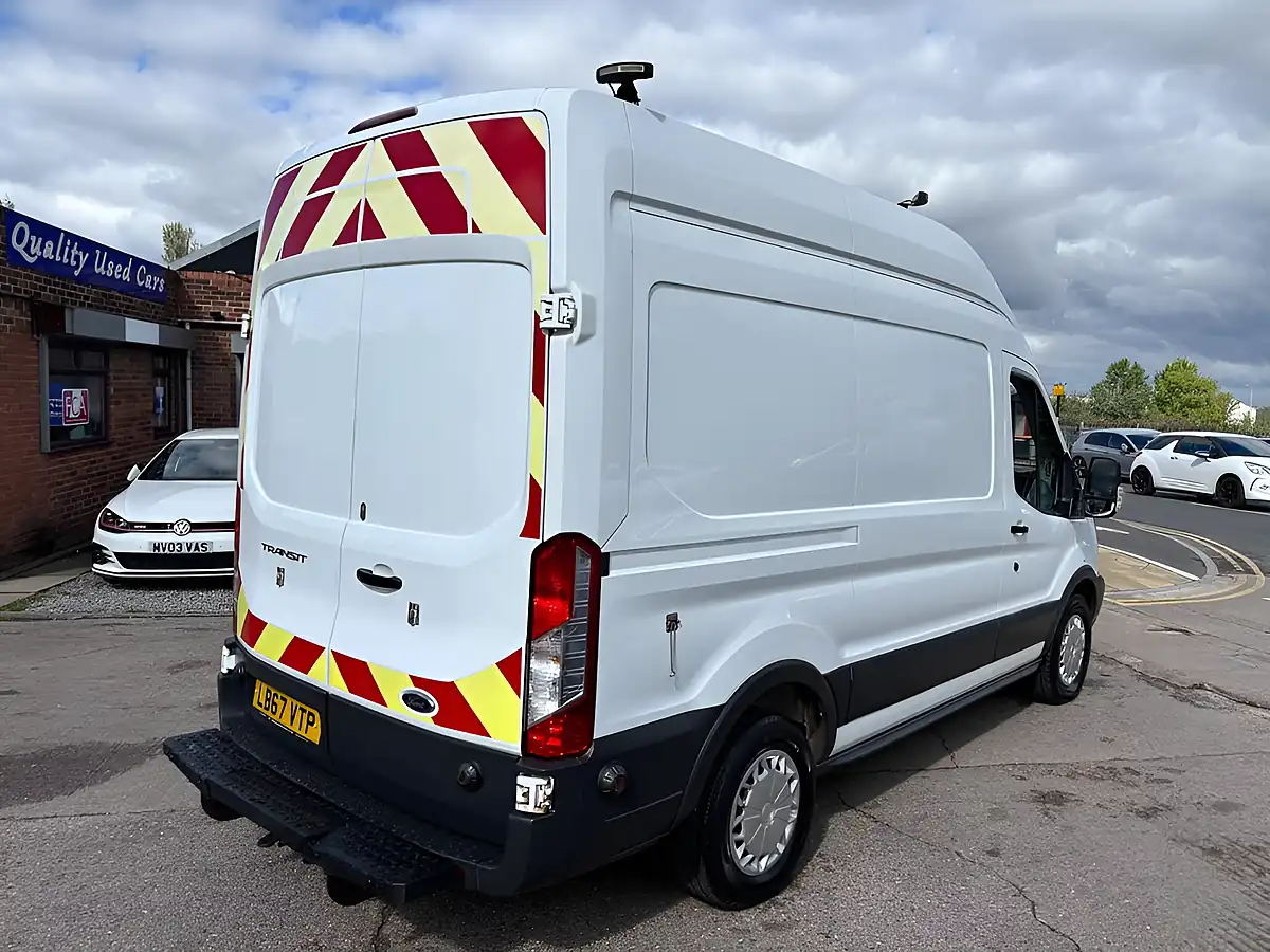 Used 2018 Ford Transit 350 L2 H3 White - Interior and Exterior details 9