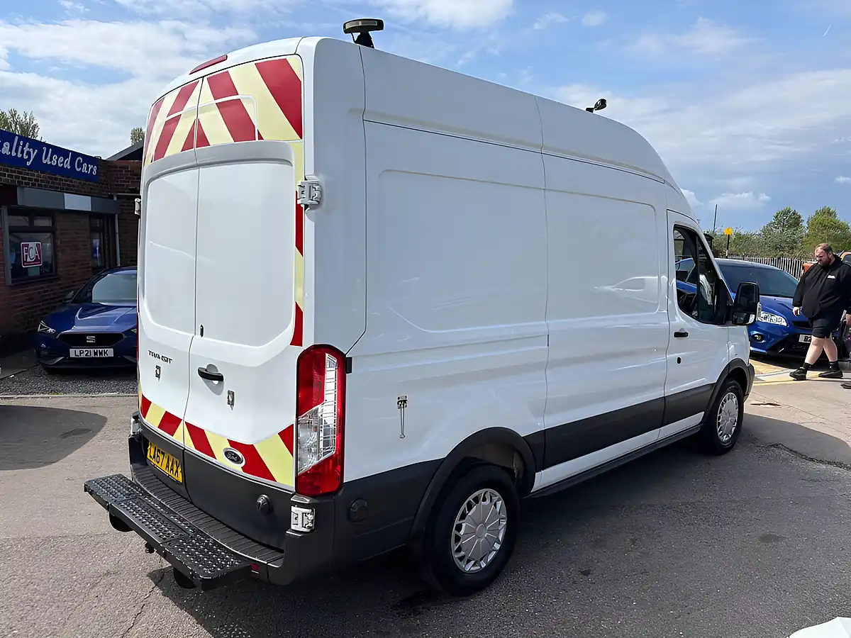 Used 2018 Ford Transit 350 L2 H3 White - Interior and Exterior details 9
