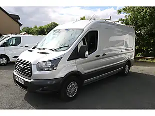 Used 2018 Ford Transit 350 L3 H2 P/V Drw Silver - Interior and Exterior details 3