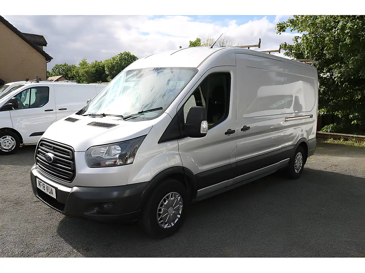 Used 2018 Ford Transit 350 L3 H2 P/V Drw Silver - Interior and Exterior details 3