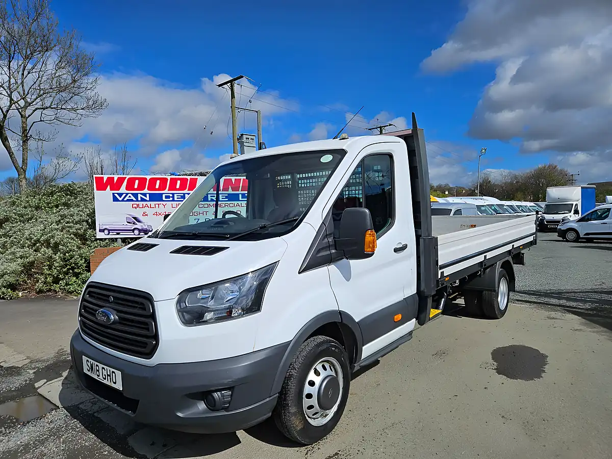 Used 2018 Ford Transit 350 L4H1 Lwb Dropside White - Interior and Exterior details 4
