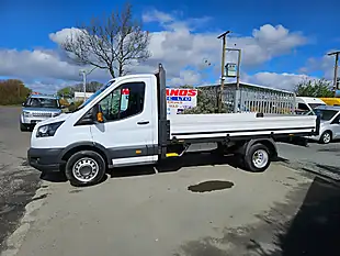Used 2018 Ford Transit 350 L4H1 Lwb Dropside White - Interior and Exterior details 5