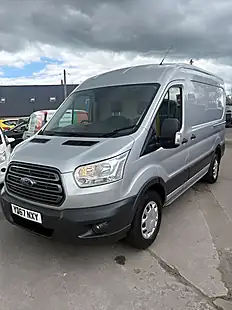 Used 2018 Ford Transit 350 Panel Van L2 H2 Silver - Interior and Exterior details 2
