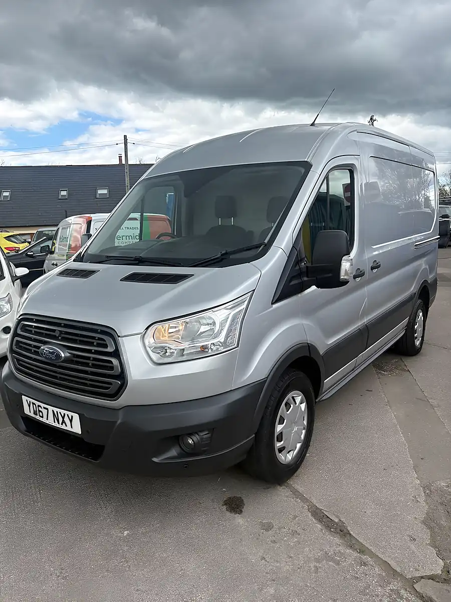 Used 2018 Ford Transit 350 Panel Van L2 H2 Silver - Interior and Exterior details 2