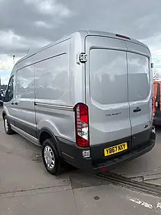 Used 2018 Ford Transit 350 Panel Van L2 H2 Silver - Interior and Exterior details 3