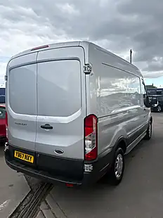 Used 2018 Ford Transit 350 Panel Van L2 H2 Silver - Interior and Exterior details 4