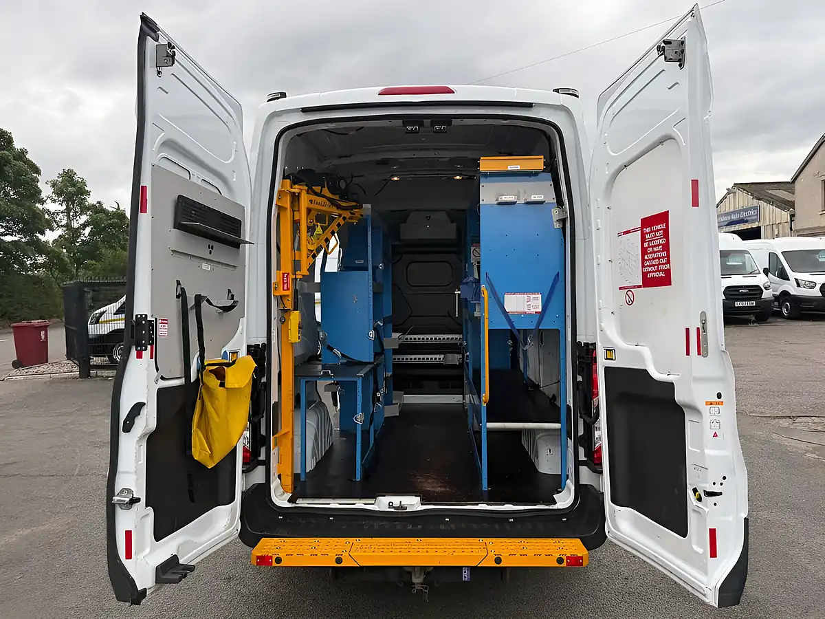 Used 2018 Ford Transit 350 Panel Van L2 H3 White - Interior and Exterior details 17