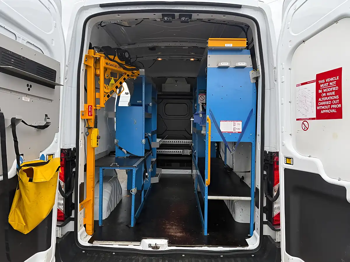 Used 2018 Ford Transit 350 Panel Van L2 H3 White - Interior and Exterior details 4