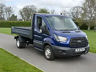 Used 2018 Ford Transit 350 Tipper Deep Impact Blue - Interior and Exterior details 2