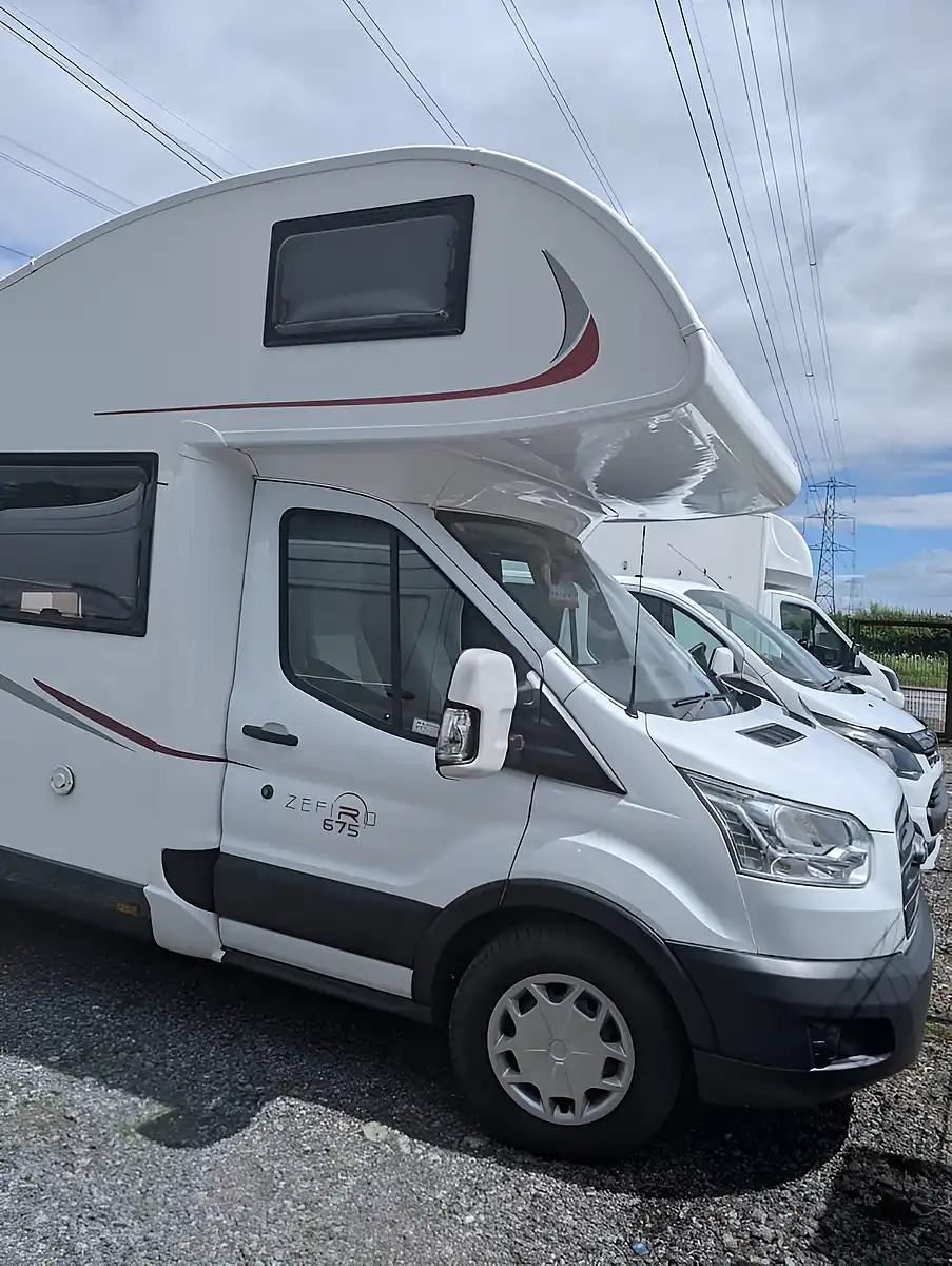 Used 2018 Ford Transit Camper Van White - Interior and Exterior details 4