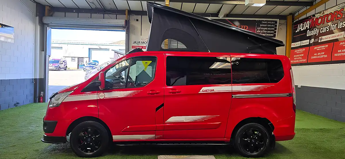Used 2018 Ford Transit Campervan Red - Interior and Exterior details 10