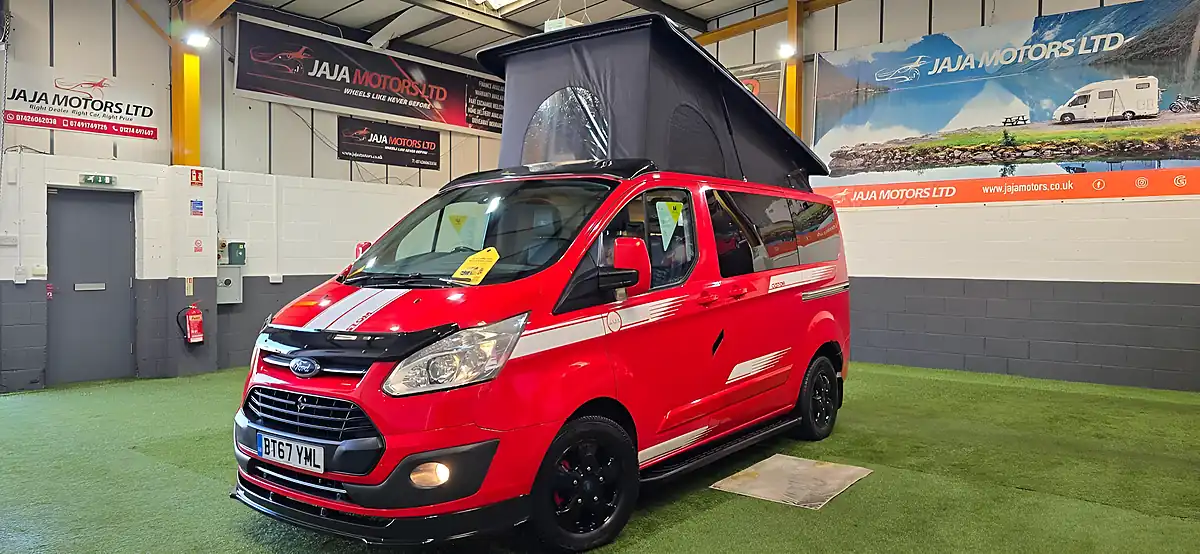 Used 2018 Ford Transit Campervan Red - Interior and Exterior details 15