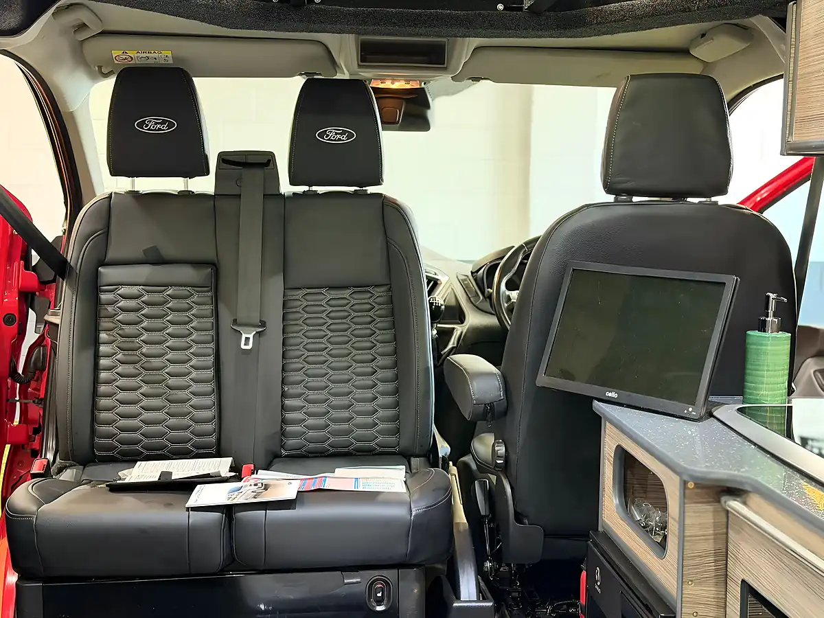 Used 2018 Ford Transit Campervan Red - Interior and Exterior details 6