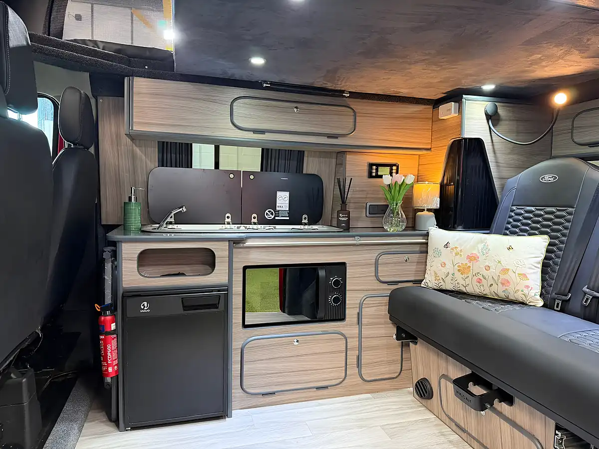 Used 2018 Ford Transit Campervan Red - Interior and Exterior details 9