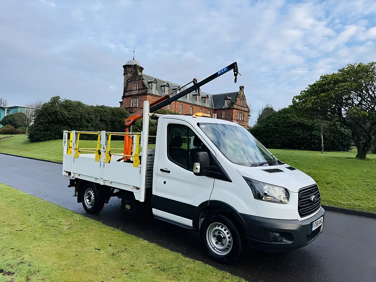 Used 2018 Ford Transit Chassis Cab White - Interior and Exterior details 3