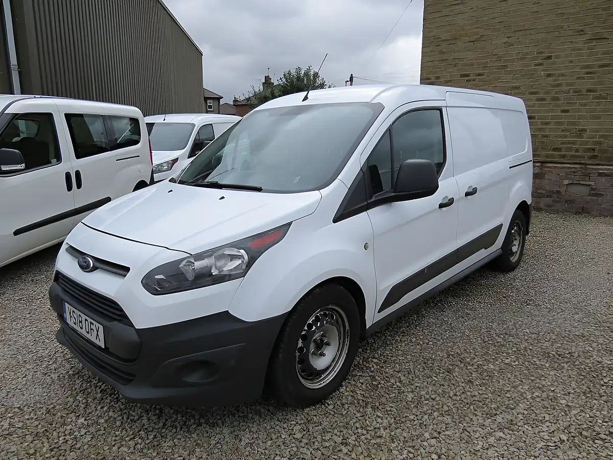 Used 2018 Ford Transit Connect 210 Base White - Front View