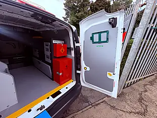 Used 2018 Ford Transit Connect 220 Panel Van White - Interior and Exterior details 6